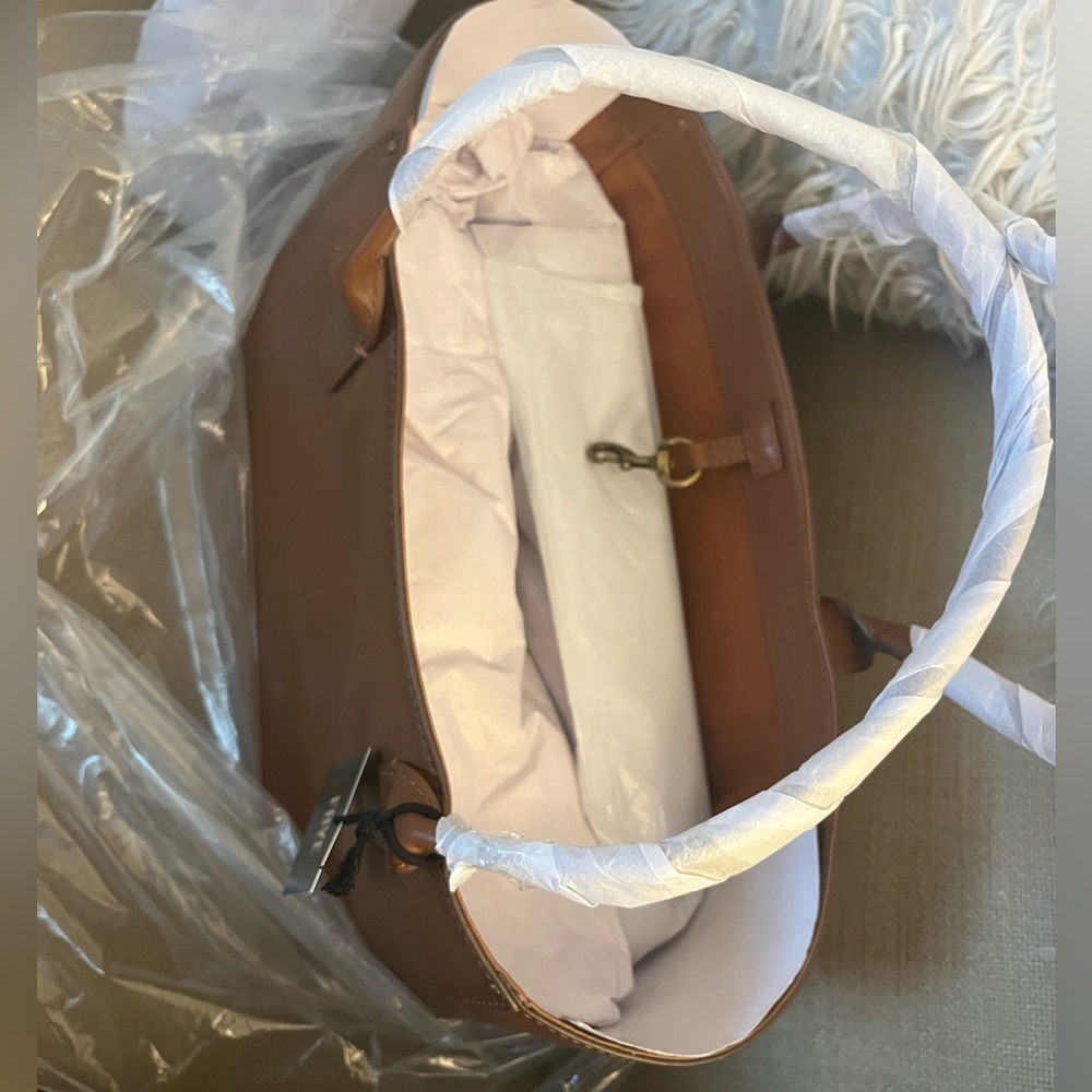 FRYE Olivia Leather Tote Bag - Picture 8 of 9